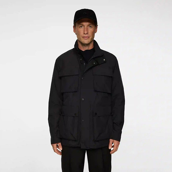 Aiden 2L Padded Jacket Black J LINDEBERG