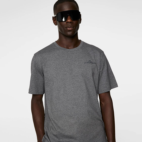 Alpha T-Shirt Grey Melange J.LINDEBERG