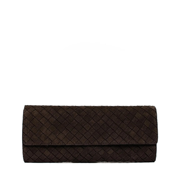 Aosta Kuvert V�ska Suede Dk Brown LATALIA