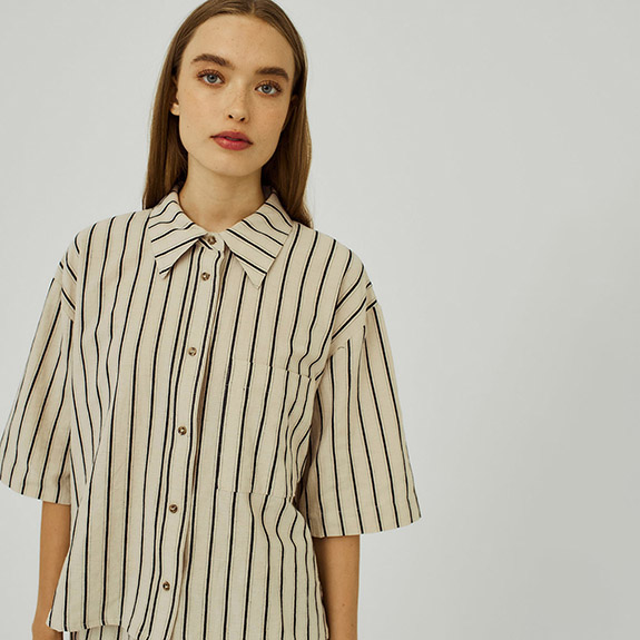 Arka Shirt Pinstripe NORR