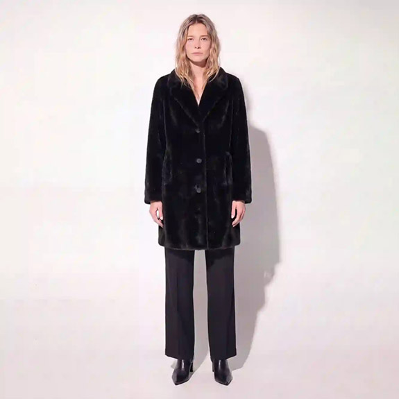 Babette Coat Black ROCKN BLUE