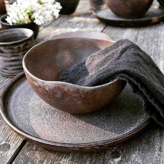 Flow Soup Bowl Rust