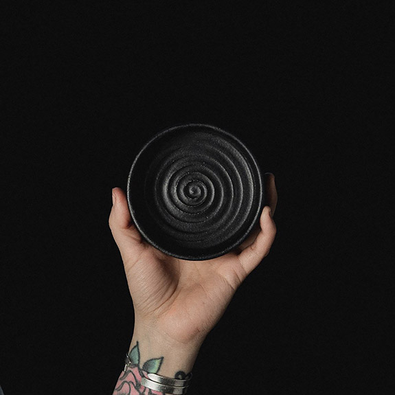 Gritty Tapas Bowl Black