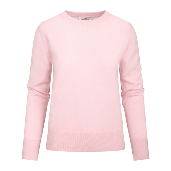 Bailey Crew Stcikad Merino  Light Pink URBAN PIONEERS