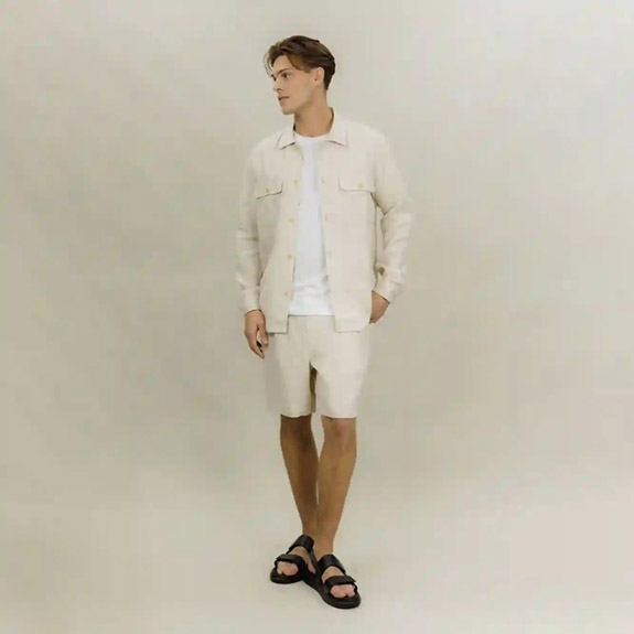 Bartotlo Shorts Light Sand URBAN PIONEERS