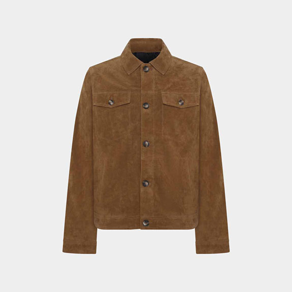 Benjamin Suede Jacket Tobacco RockandBlue