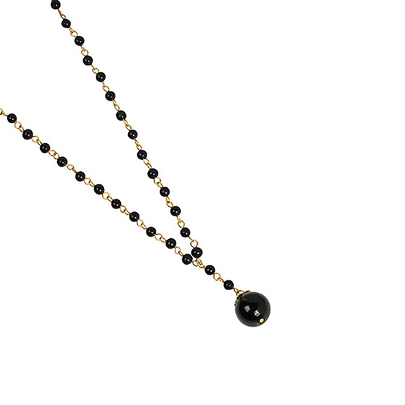 Black Agate Halsband PFG STOCKHOLM