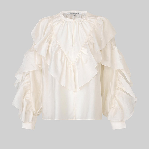 Blus Fria Frill Tofu SEOND FEMALE