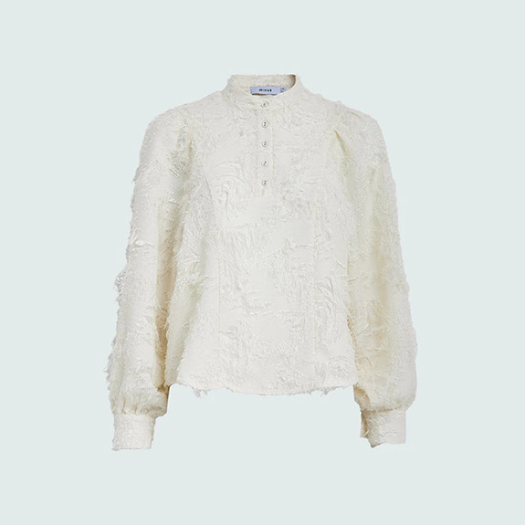 Blus Hollie SS Creme MINUS