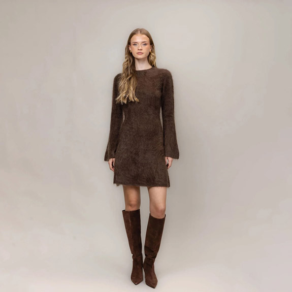 Boudica Dress Mocha URBAN PIONEERS