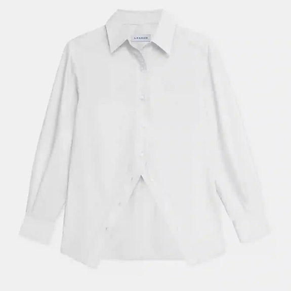 Boyfriend Shirt White LAAGAM