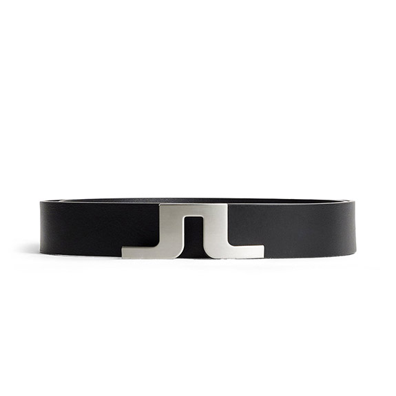 Bridger Leather Belt Black J LINDEBERG
