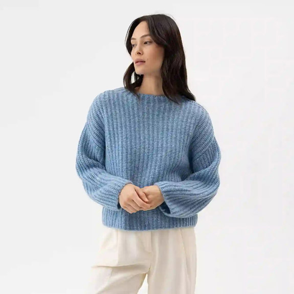 Cajsa Sweater Stonewash HOLEBROOK