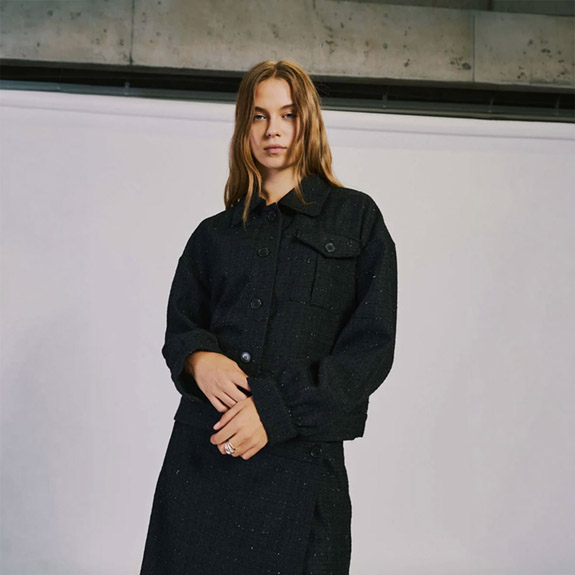 Camil Bomber Jacket Black NORR