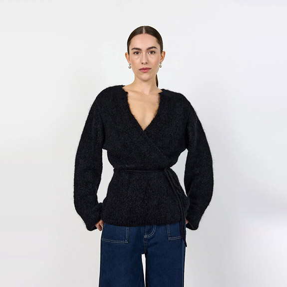 Cardigan Noreen Black LEVETE ROOM