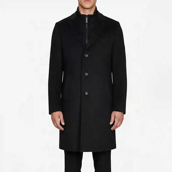 Cashmere Coat Sultan Tech Black SAND