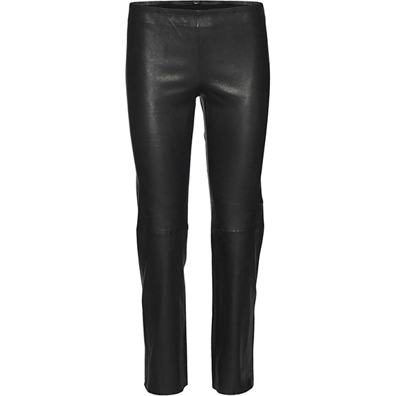 Celia Black Stretch Leather Pants 