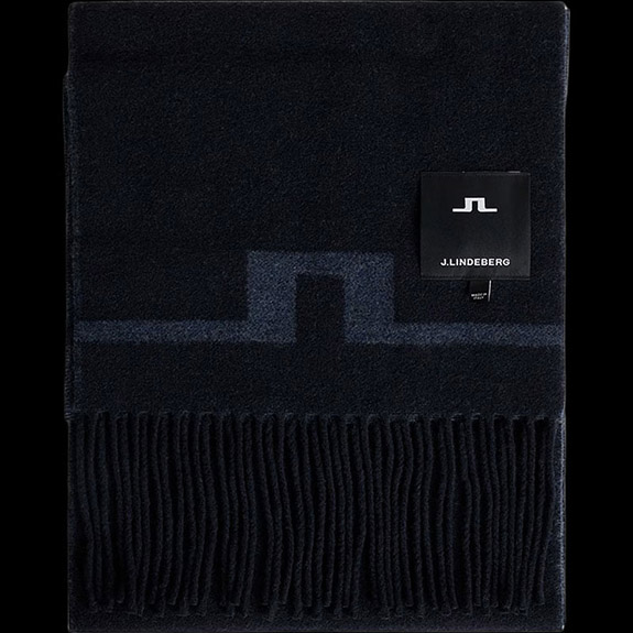 Champ Double Sided Scarf Navy J LINDEBERG