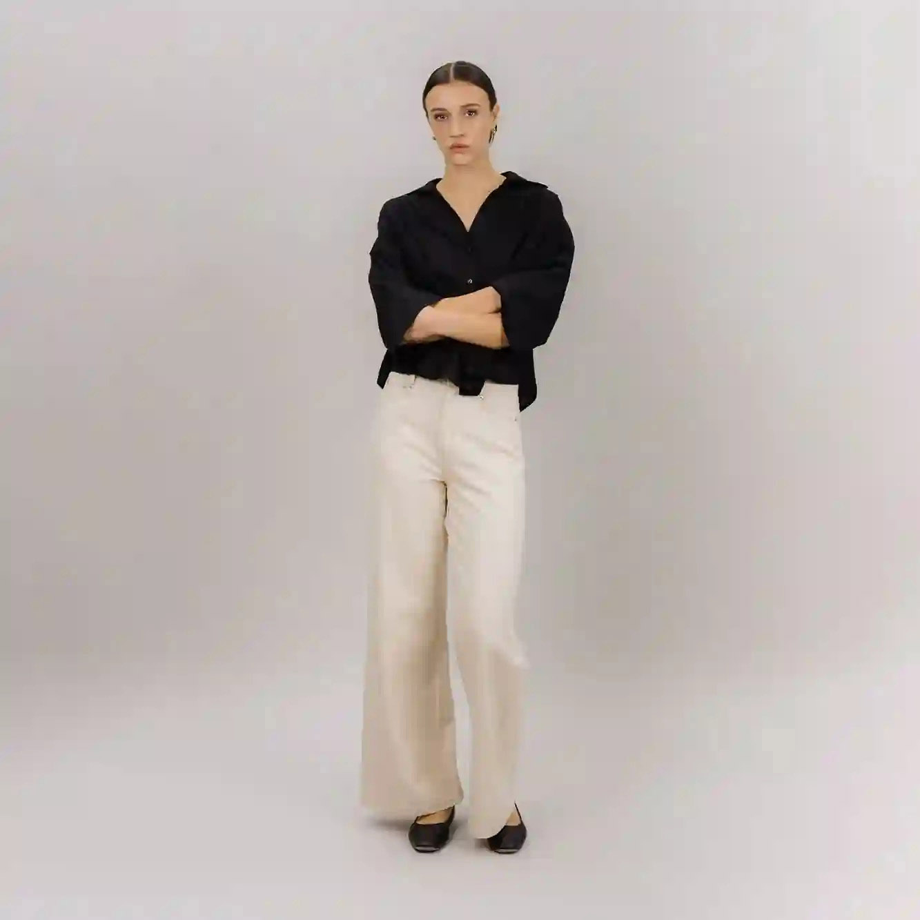 Elonora Pants Cream URBAN PIONEERS