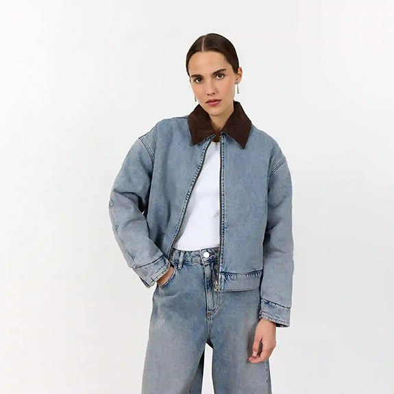 Fodrad Jeansjacka Kosa13 LEVETE ROOM