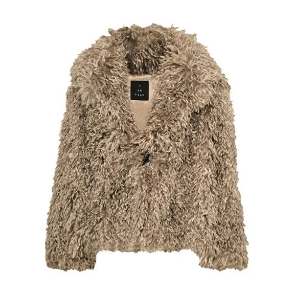 Fuskpls Jacka Ruri Short Pearl Grey SAND