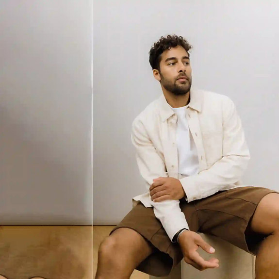 Geoffrey LS Shirt Cream URBAN PIONEERS