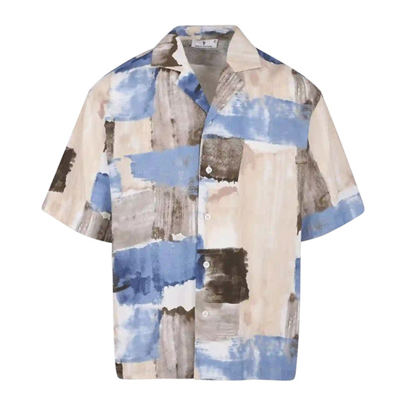Giovanni SS Shirt Blue URBAN PIONEERS