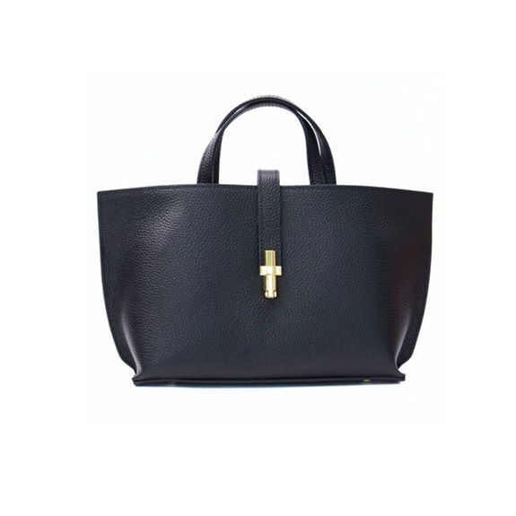 Handvska Aversa Svart Skinn LATALIA