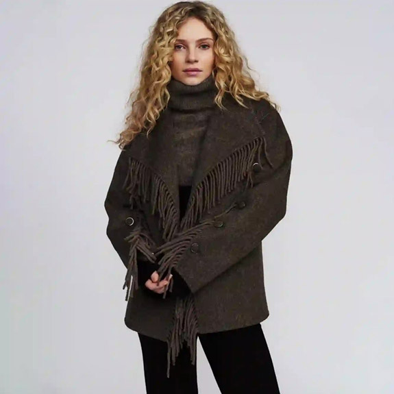 Hedvig Jacket Dk Brown ELLA & IL