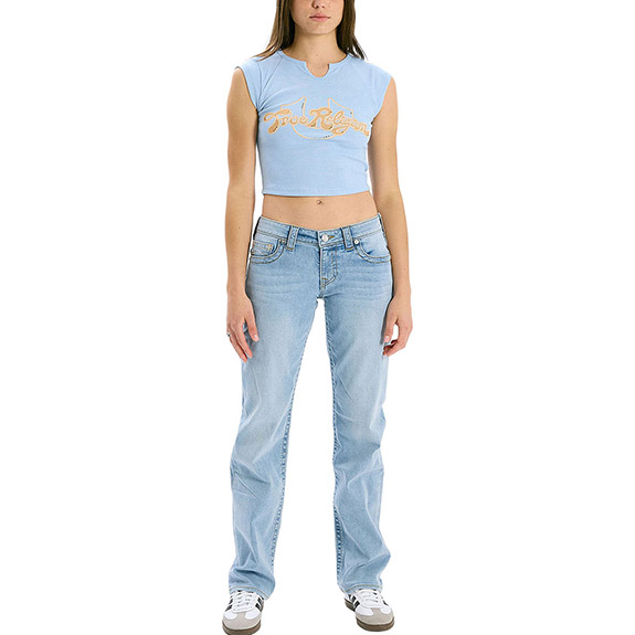 Jeans Sarah Low Rise Light Wash TRUE RELIGION