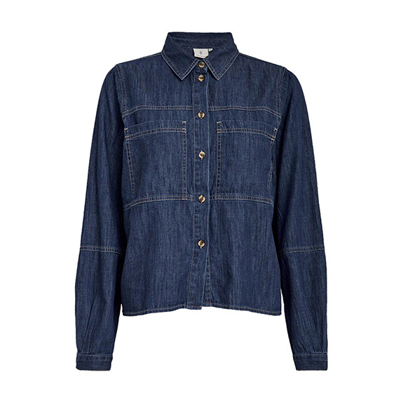 Kaia Denim Sirt Jacket PEPPER CORN