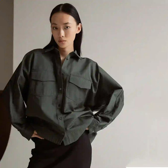 Kaia Overshirt Wood AHLVAR GALLERY