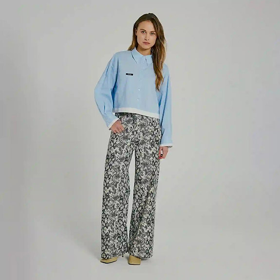 Kenzie Wide Jeans Snake NORR