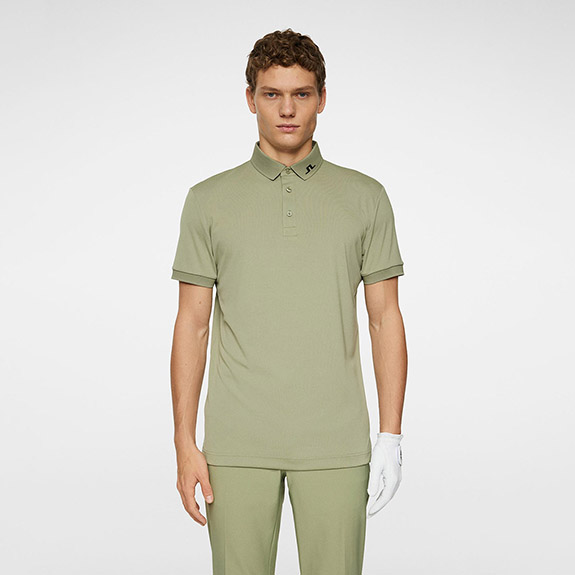 KV Polo Oil Green J LINDEBERG