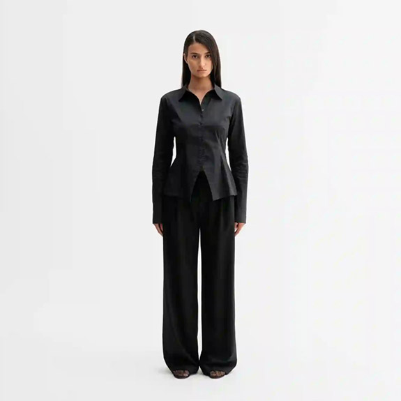 Leia Shirt Black AHLVAR GALLERY