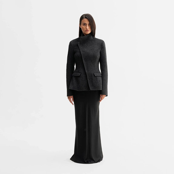 Leia Wool Blazer Black AHLVAR GALLERY