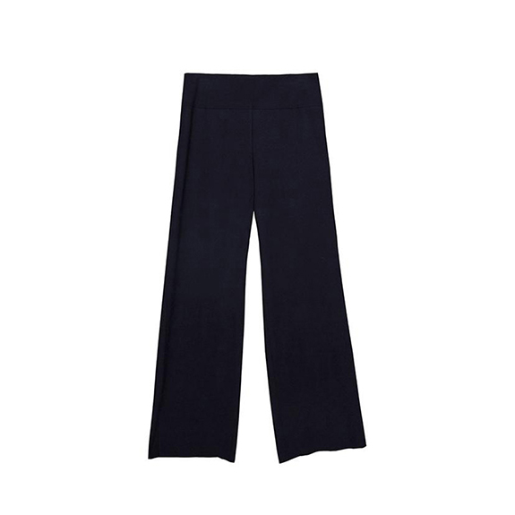 Angie Heavy Stretch Crepe Trousers Midnight Blue