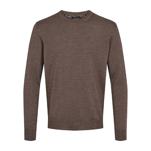 Merino Iq Sweater Brun melange SAND