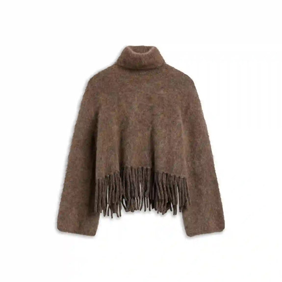 Milena Chunky Sweater Brown ELLA & IL