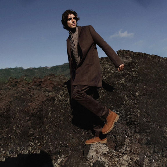 Miles Wool Coat Dark Brown URBAN PIONEERS