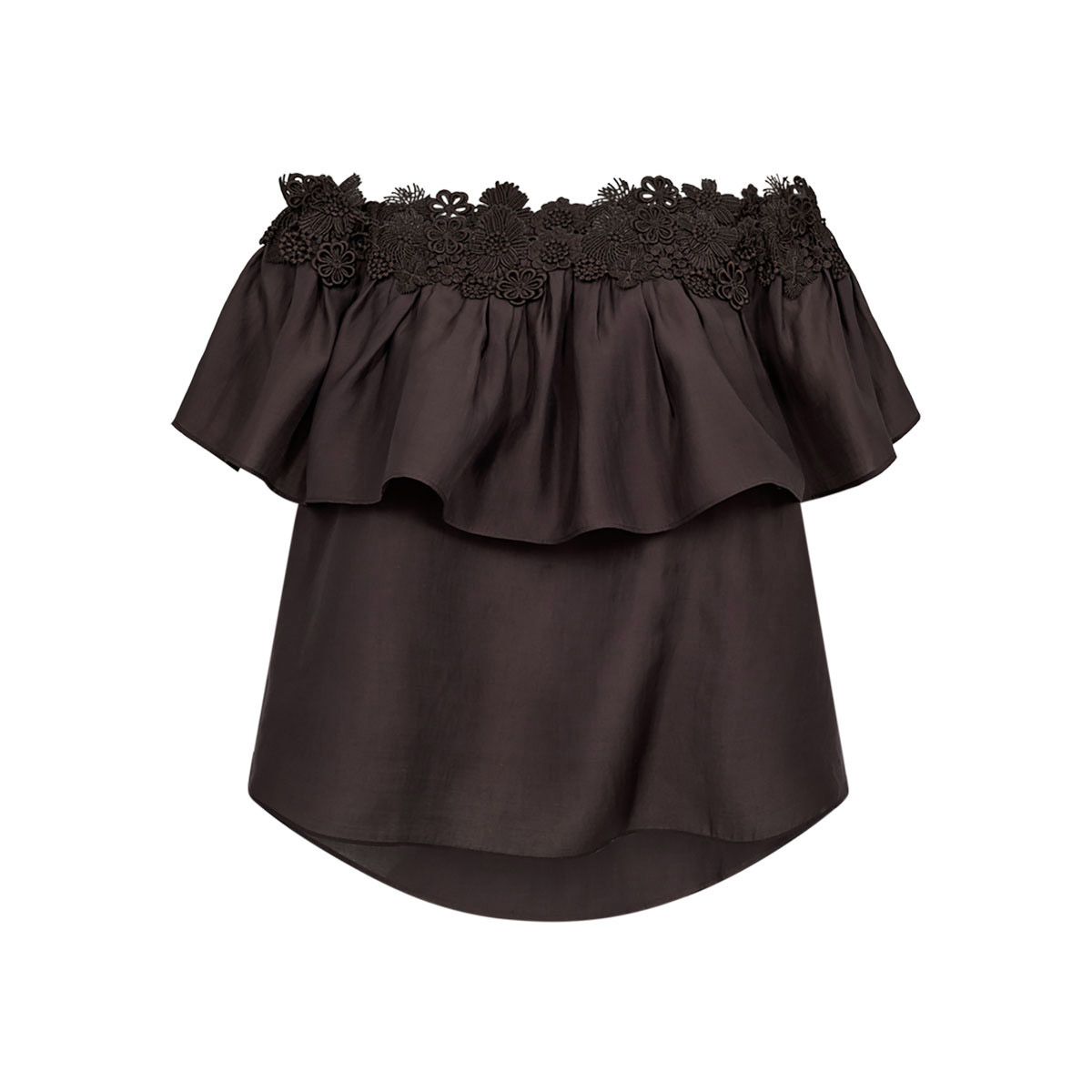 Molly Blouse Offshoulder Mulch  COPENHAGEN MUSE