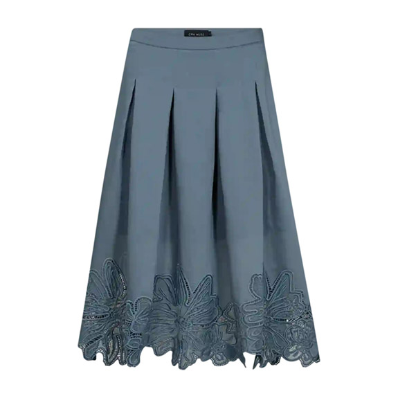 Molly Skirt Appl Blue Mirage COPENHAGEN MUSE
