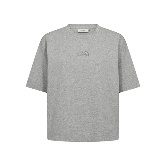 Muse Tee Logo Embriodery Light Grey COPENHAGEN MUSE