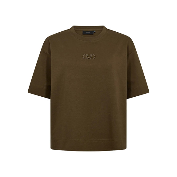 Muse Tee Logo Embriodery Dark Olive COPENHAGEN MUSE