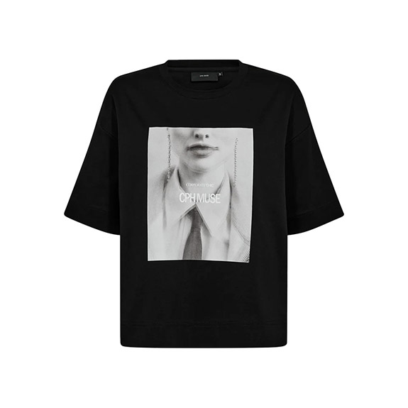 Muse Tee Print Black COPENHAGEN MUSE