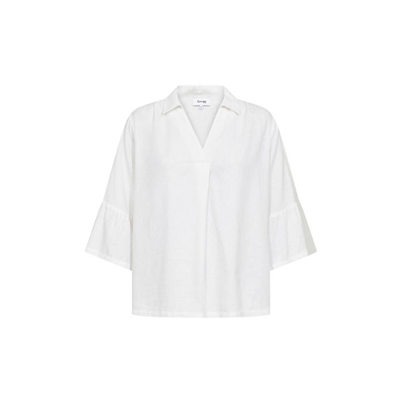 Naja Blouse 53 White LEVETE ROOM