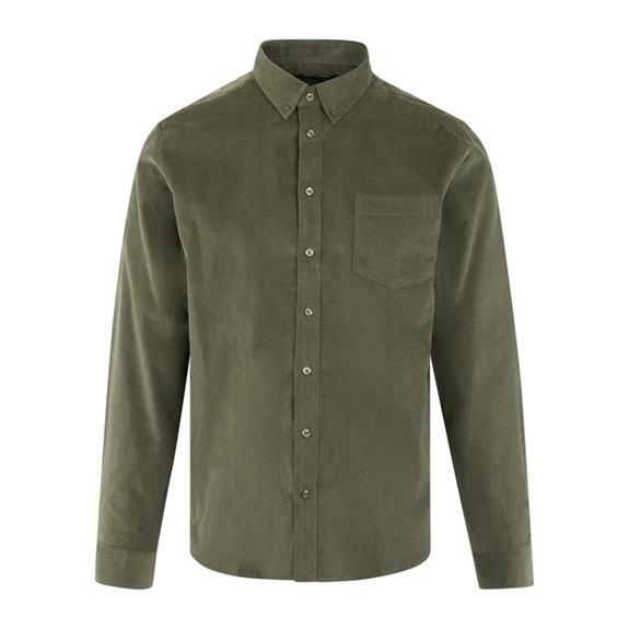 Obama Corduroy Shirt Olive URBAN PIONEERS