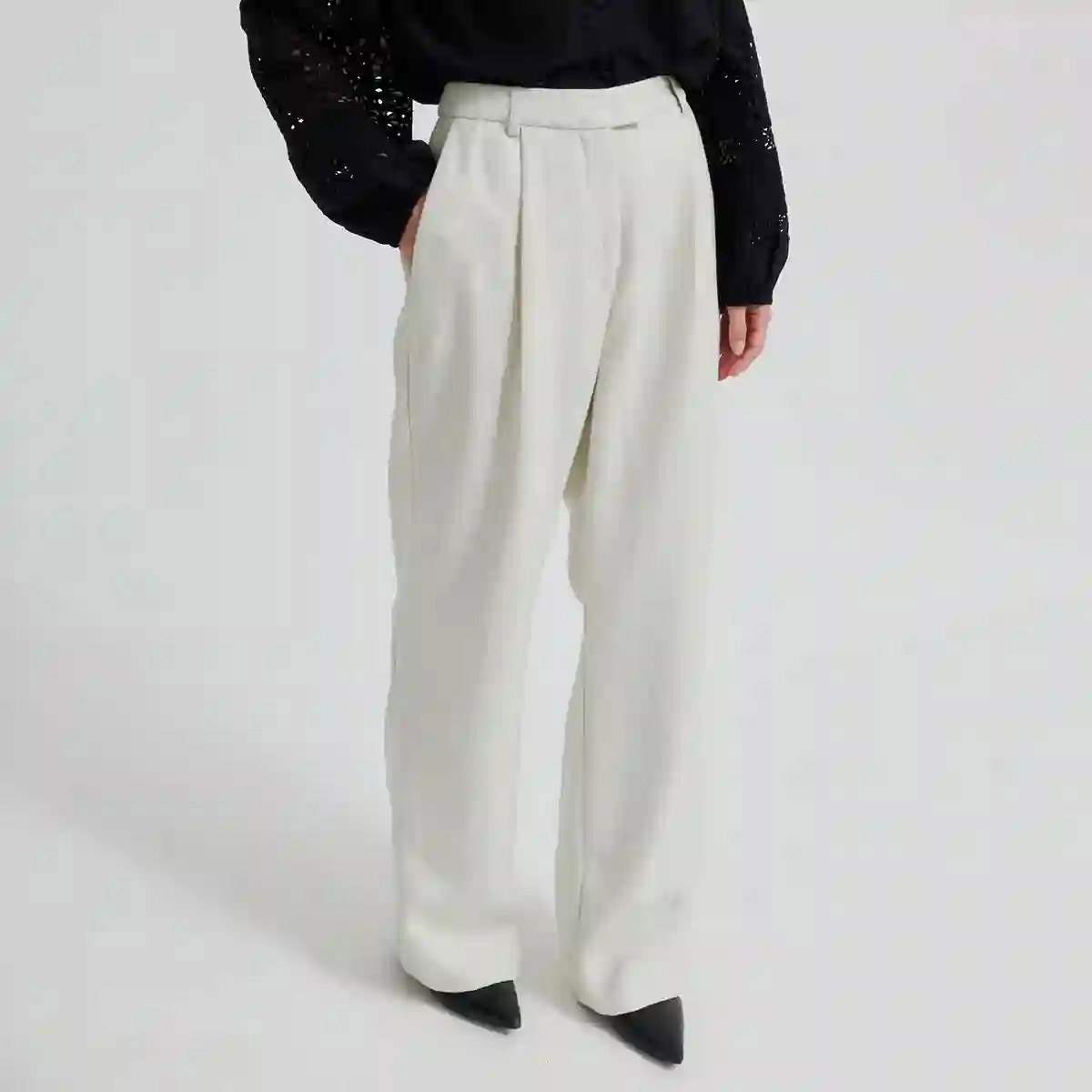 Rosaria Trousers Offwhite SECOND FEMALE
