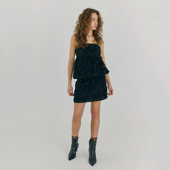 Rose Skirt Black NORR
