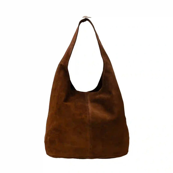 Shoppingv�ska Terni Suede Milk Choclolate LATALIA
